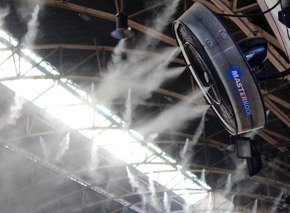 Grote ruimtes bevochtigen doe je zo