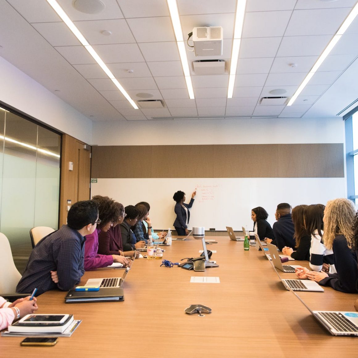 group of people on conference room
