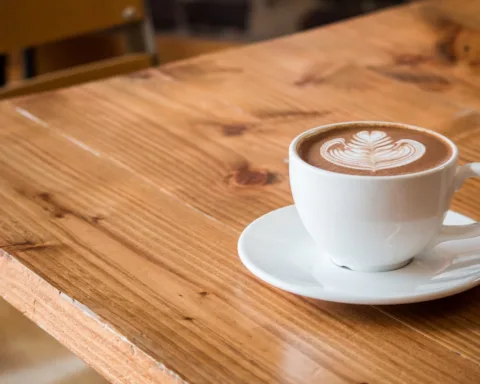 Instant cappuccino op kantoor