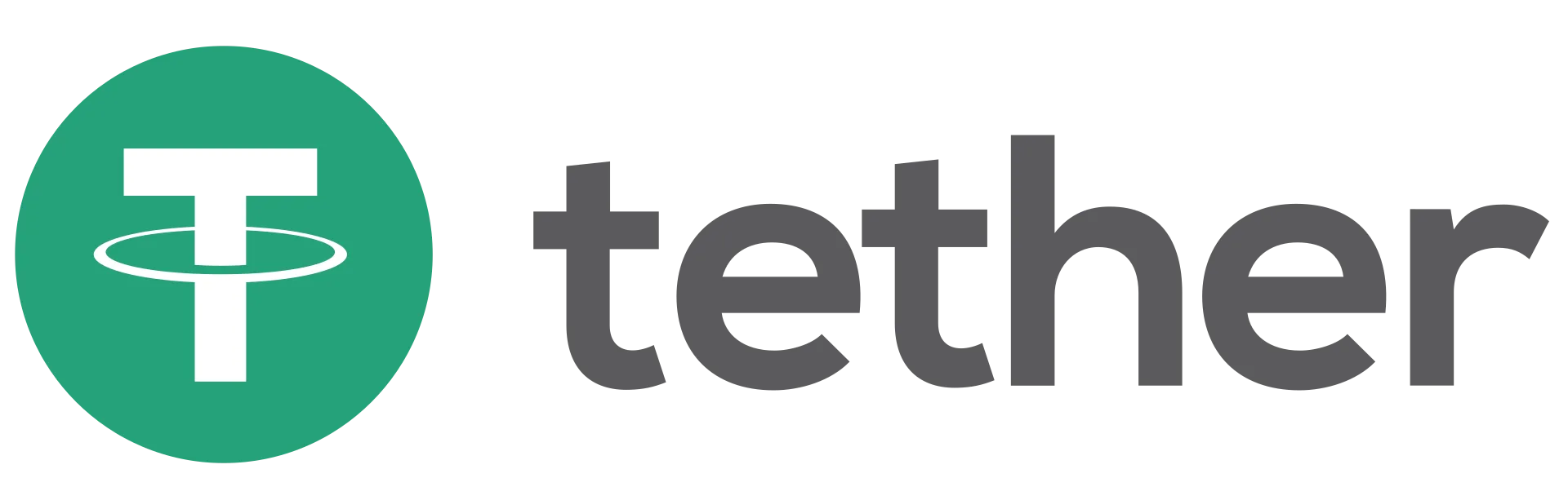 Logo van Tether, het cryptobedrijf van Jean-Louis van der Velde